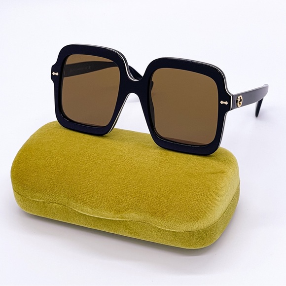 NEW GUCCI GG1241S 001 SQUARE OVERSIZED WOMEN SUNGLASSES GUCCI GG1241S - Picture 2 of 14